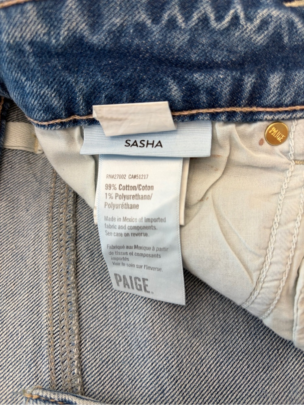 PAIGE Sasha Reunion Distressed Jeans 30 - Picture 8 of 10